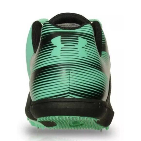 Men Under Armour Sz 15 UA Kick Distance with Spikes 1273940-003 Racing - Picture 3 of 11